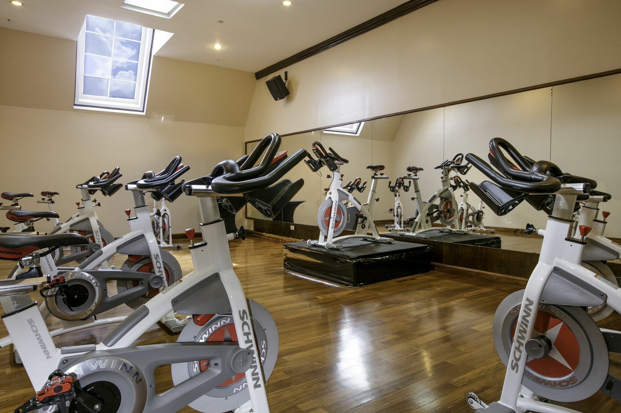 Отель Barcelo Сан-Сальвадор Экстерьер фото The gym at the hotel